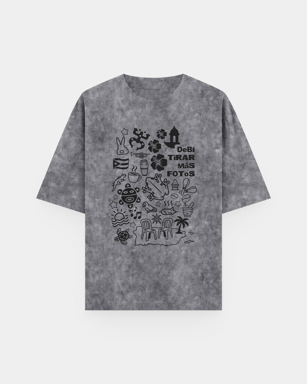 Bad Bunny Icons DtMF Acid Wash