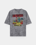 Foo Fighters Lucha Libre Alien 👽 Acid Wash