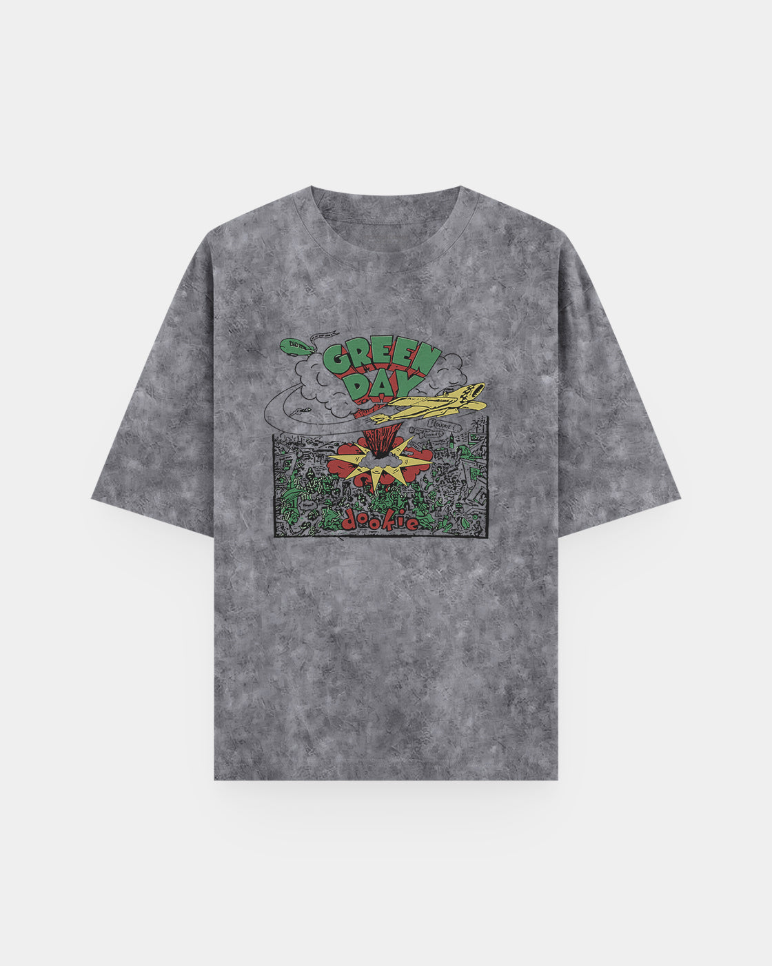 Green Day Dookie Acid Wash