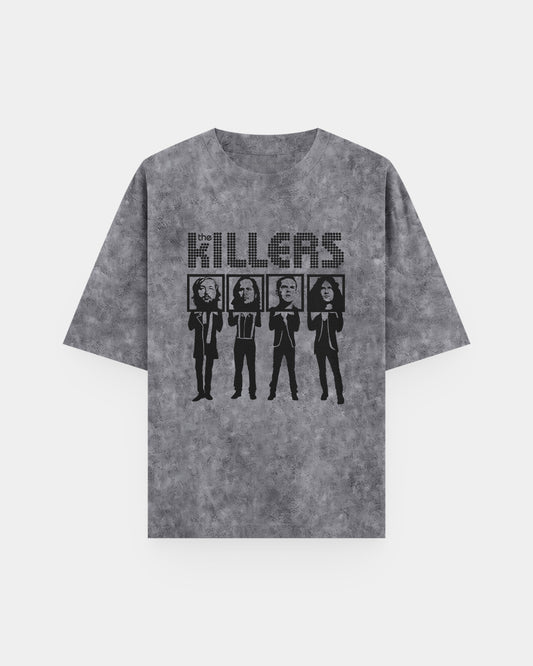 The Killers Band Acid Wash