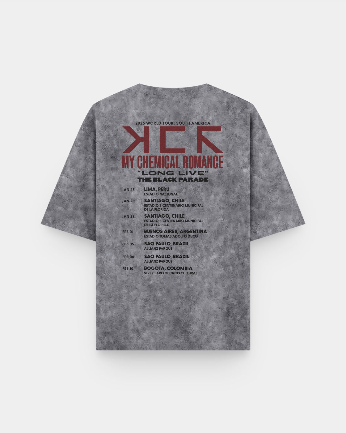 My Chemical Romance Tour 2026 v.2 Acid Wash