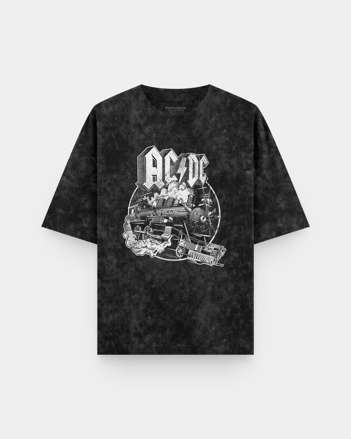 AC/DC Rock and Roll Train Acid Wash – FURUKAME