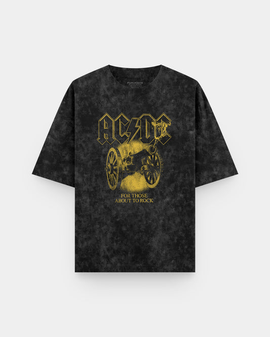 AC/DC For Those About to Rock Acid Wash