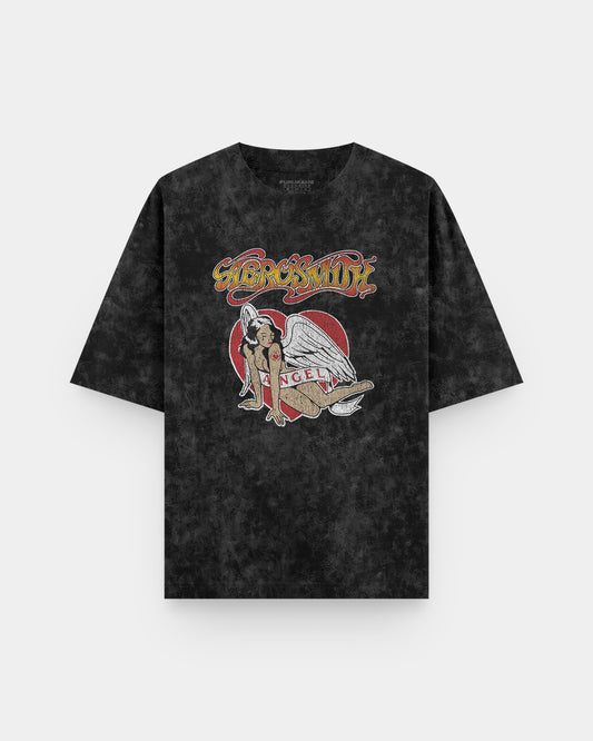 Aerosmith Angel Acid Wash