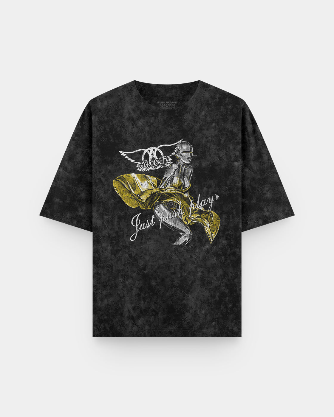 Aerosmith Just Push Play Acid Wash