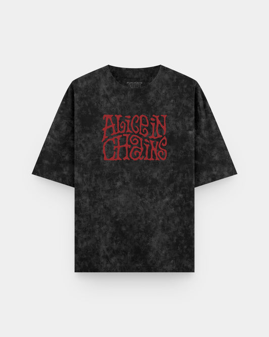 Alice in Chains Logo Acid Wash