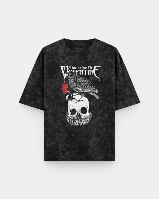 Bullet for My Valentine Raven Acid Wash