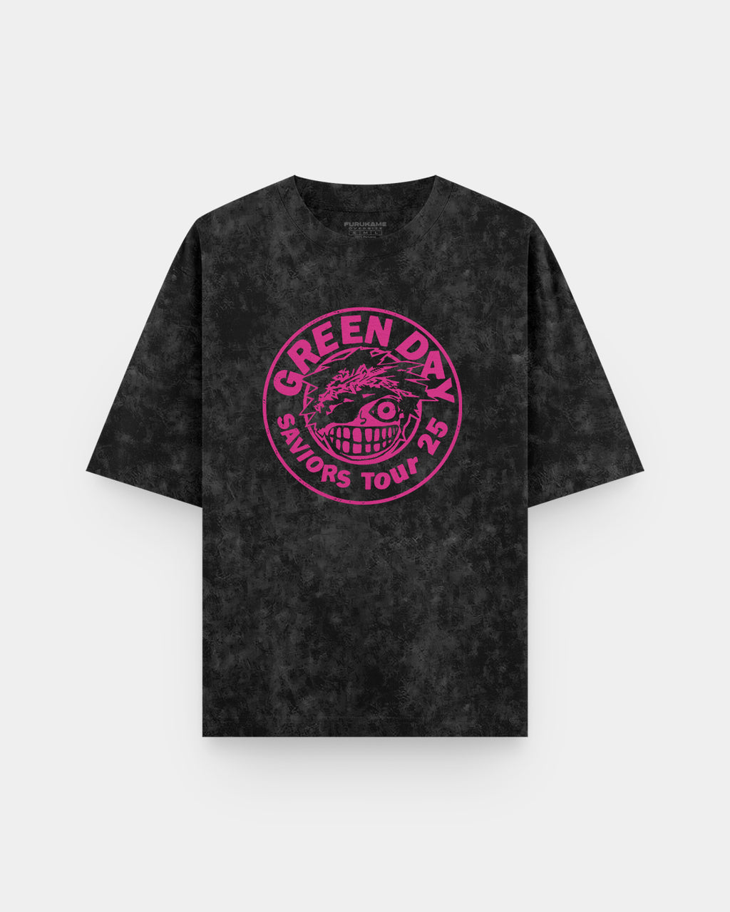 Green Day Saviors Tour 25 Acid Wash