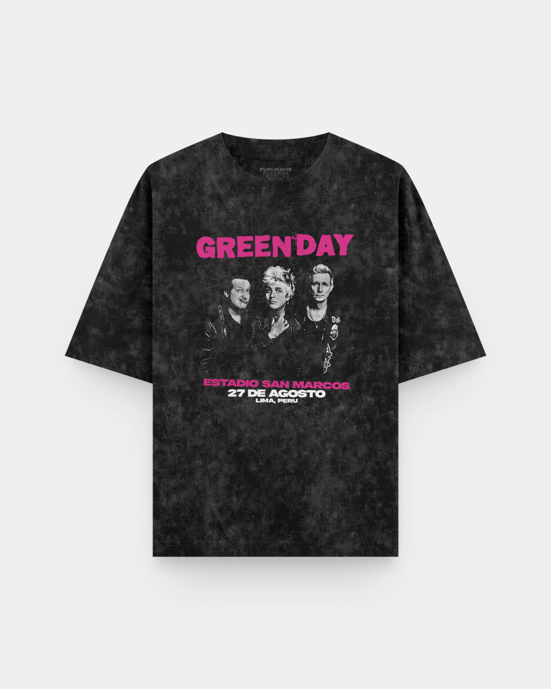 Green Day Concierto Acid Wash