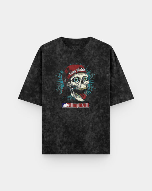 Limp Bizkit Skull Acid Wash