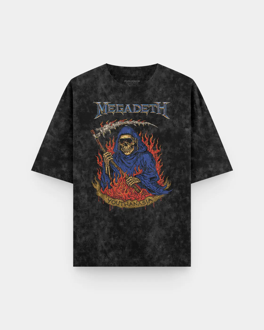 Megadeth Youthanasia Acid Wash