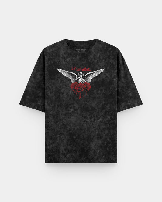 My Chemical Romance Angel Acid Wash