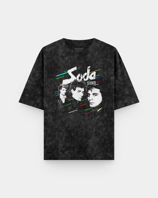 Soda Stereo Banda Acid Wash