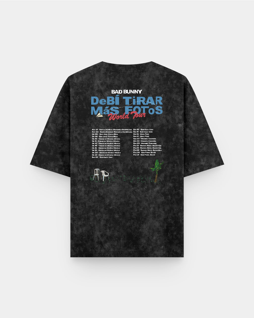 Bad Bunny DtMF World Tour 2026 Acid Wash