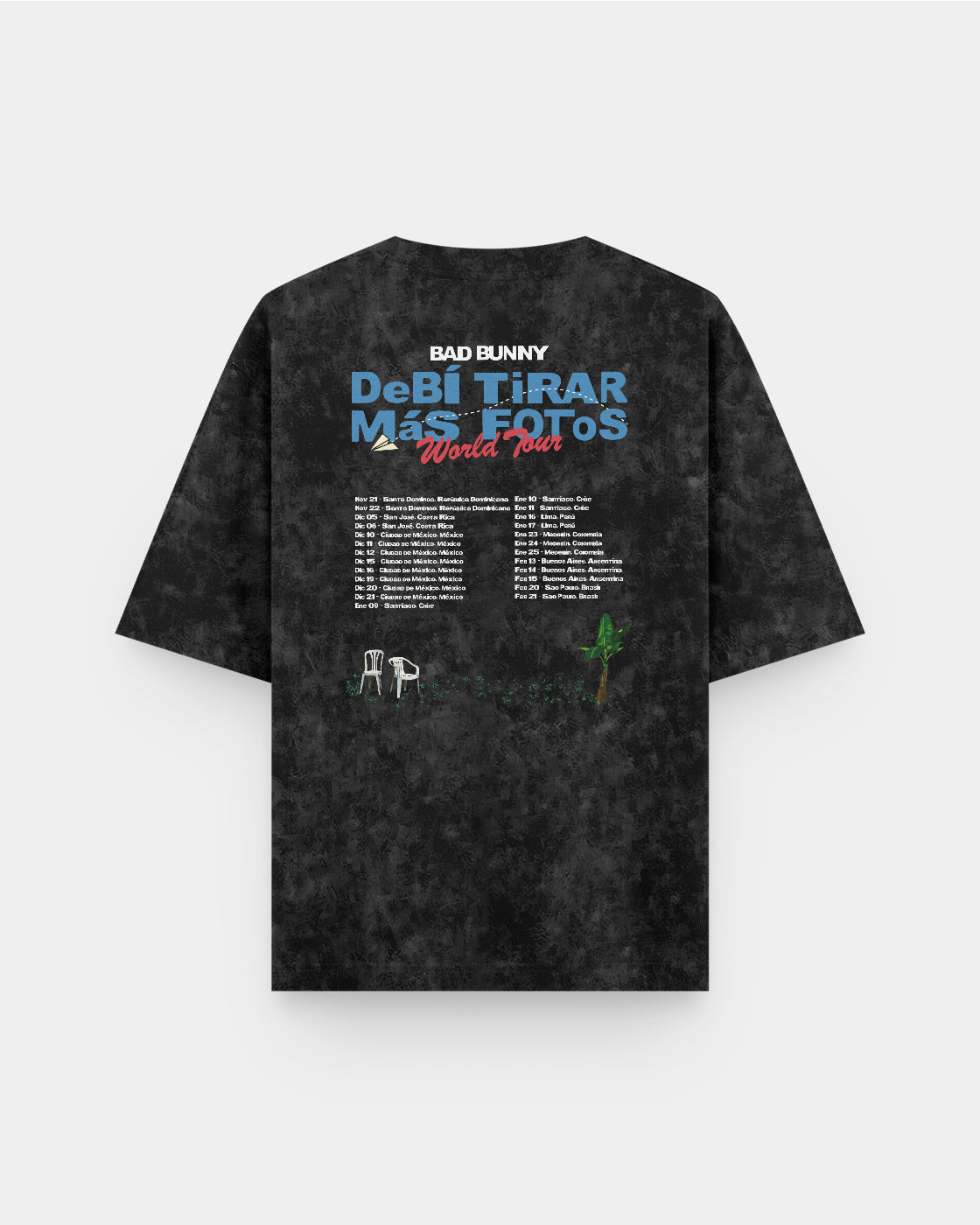 Bad Bunny DtMF World Tour 2026 Acid Wash