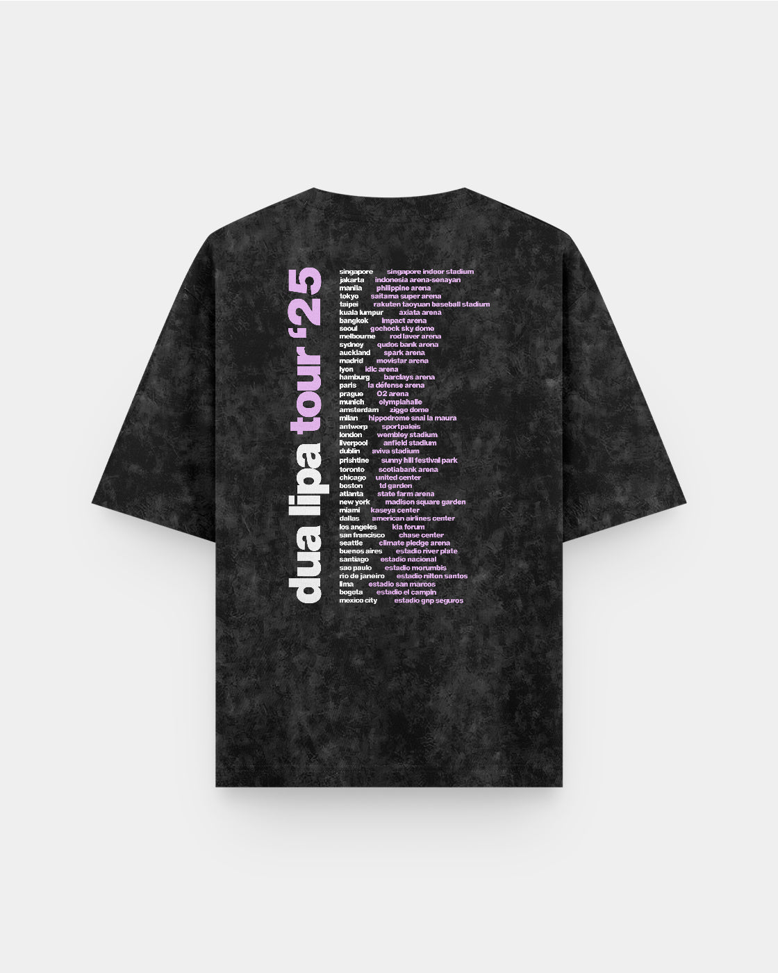 Dua Lipa Tour '25 Acid Wash