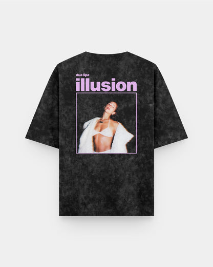 Dua Lipa "Illusion" Acid Wash
