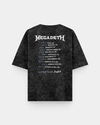 Megadeth Latam Tour 2026 Acid Wash