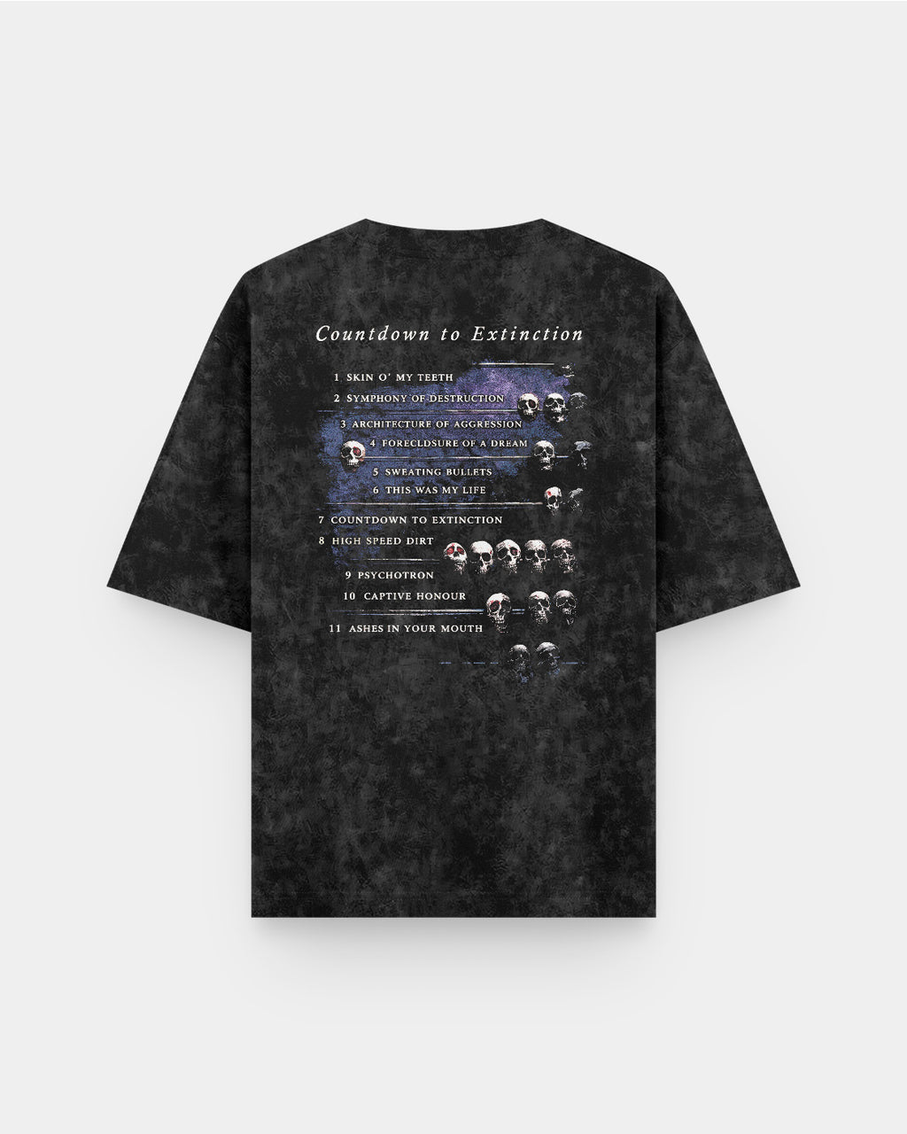 Megadeth Countdown to Extinction Acid Wash