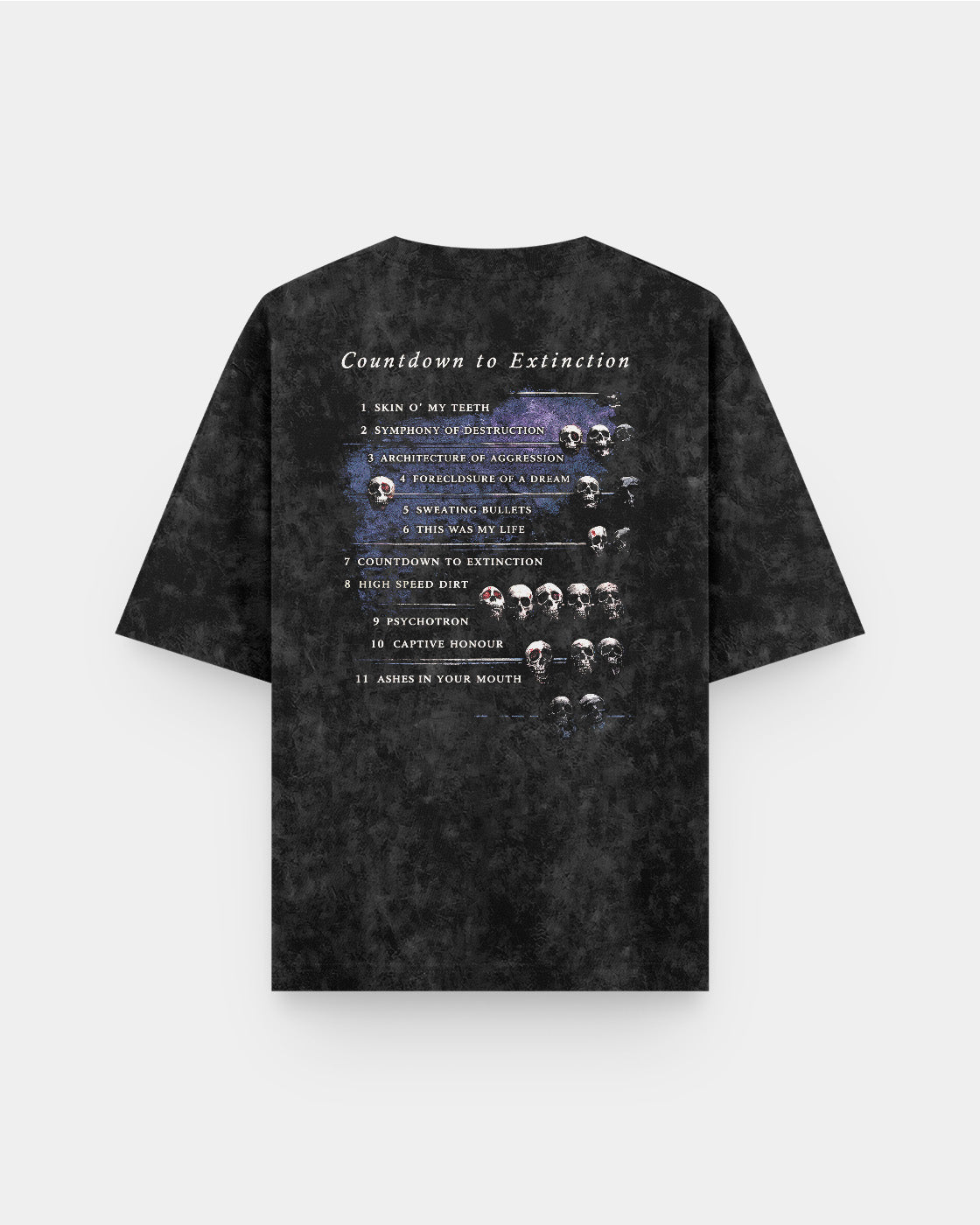 Megadeth Countdown to Extinction Acid Wash