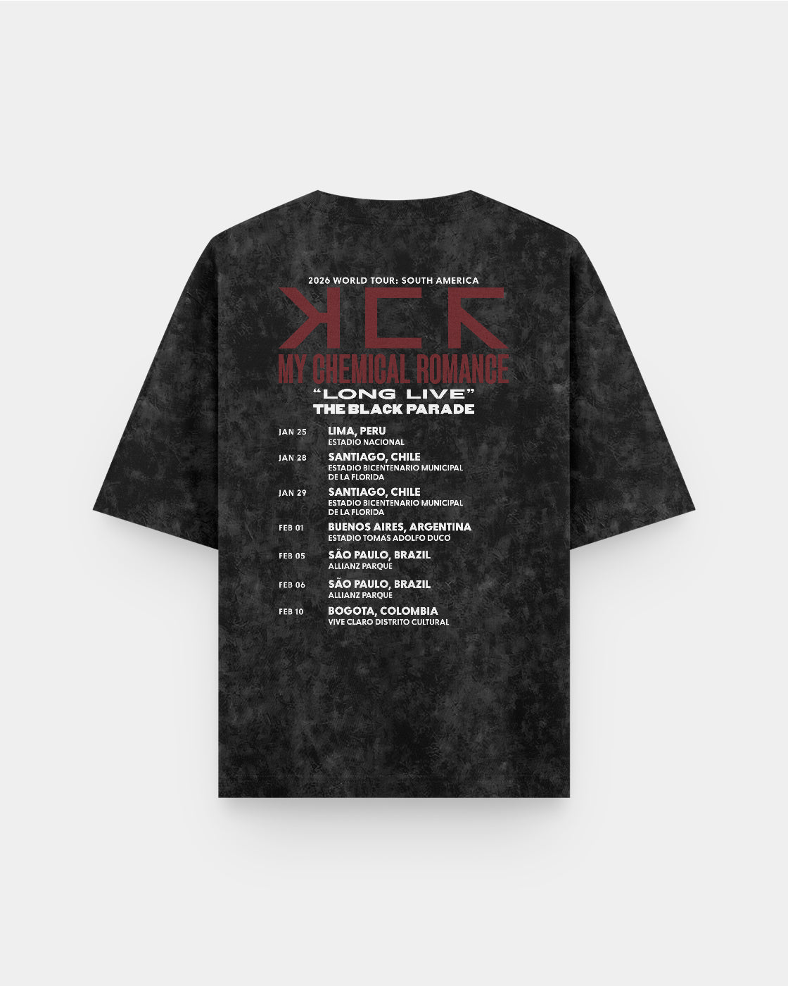 My Chemical Romance Tour 2026 v.1 Acid Wash