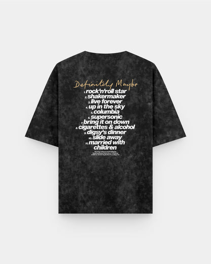 Oasis Definitely Maybe Album Acid Wash