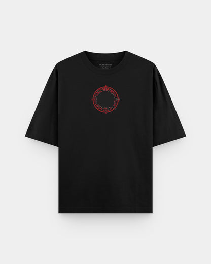 Halo of the Sun Hole Oversize