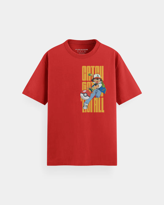 Ash Gotta catch 'em all Polo